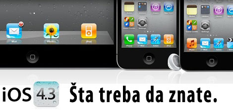 Šta treba da znate iOS4.3